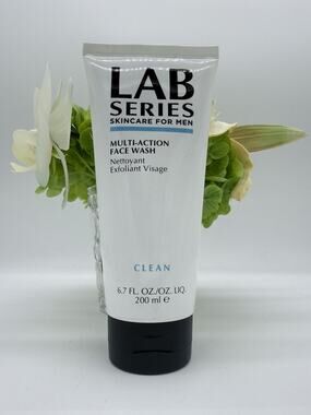 LAB Series Skincare for Men Multi-Action Face Wash CLEAN Jumbo Sz 6.7oz / 200ml